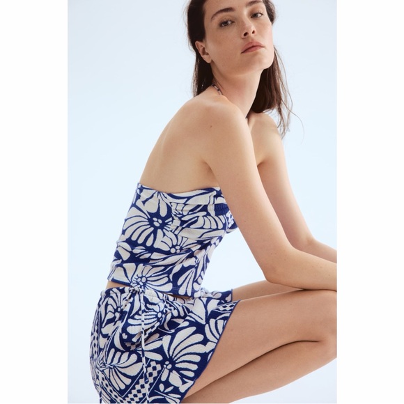 H&M Crinkled Jersey Shorts XXL NWT - Picture 4 of 11